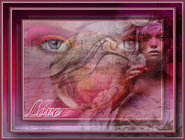 Aisha love with borders tagged by diana 05-12