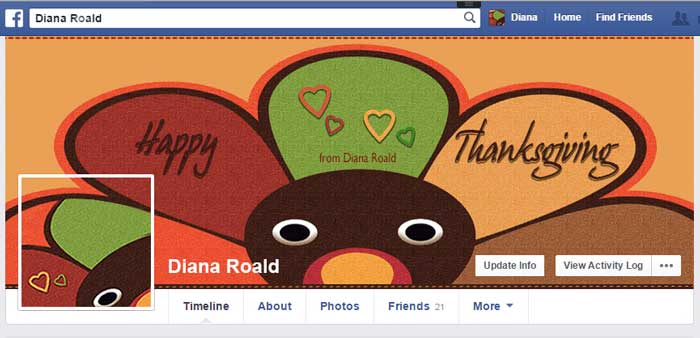 DianaRoald - Facebook - Thanksgiving 2014